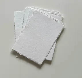 Place Cards - Handmade Cotton Paper for Wedding Stationery  - Pack Of 20 (Blank)