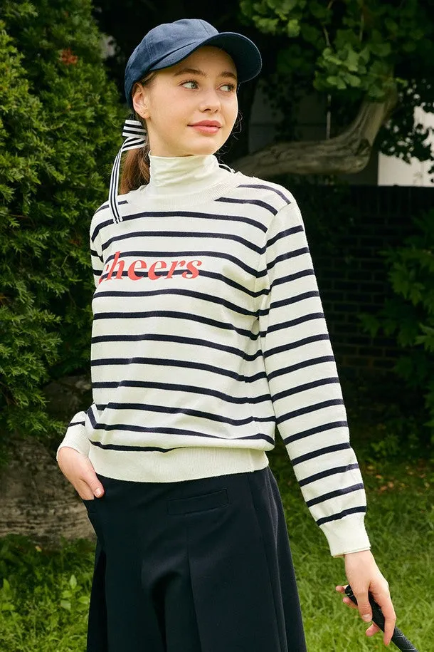 [PlayDEBB]Cheers Stripe KNIT_IV(DDCMK2004M)