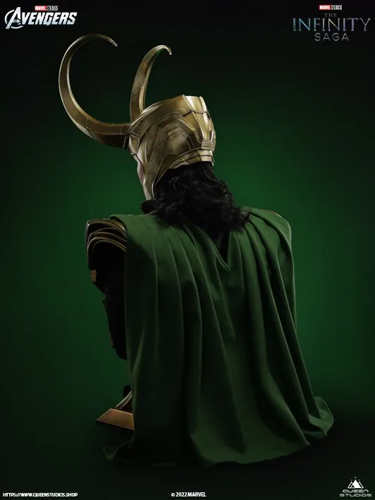 Queen Studios Marvel's Avengers Loki (2.0) Life-Size Bust