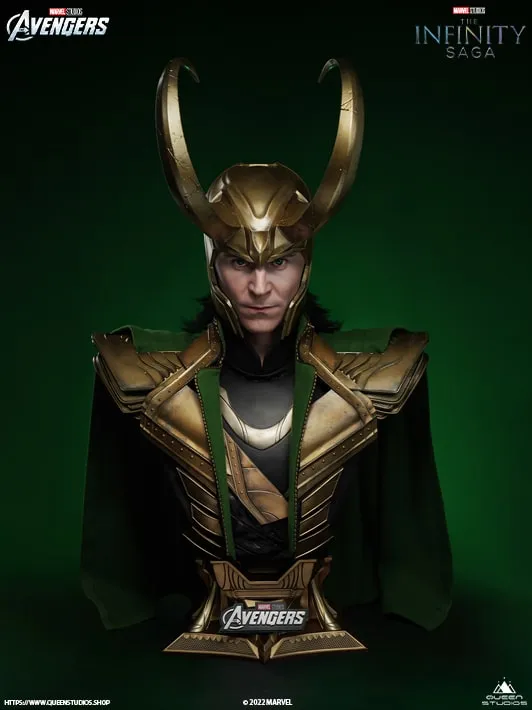 Queen Studios Marvel's Avengers Loki (2.0) Life-Size Bust