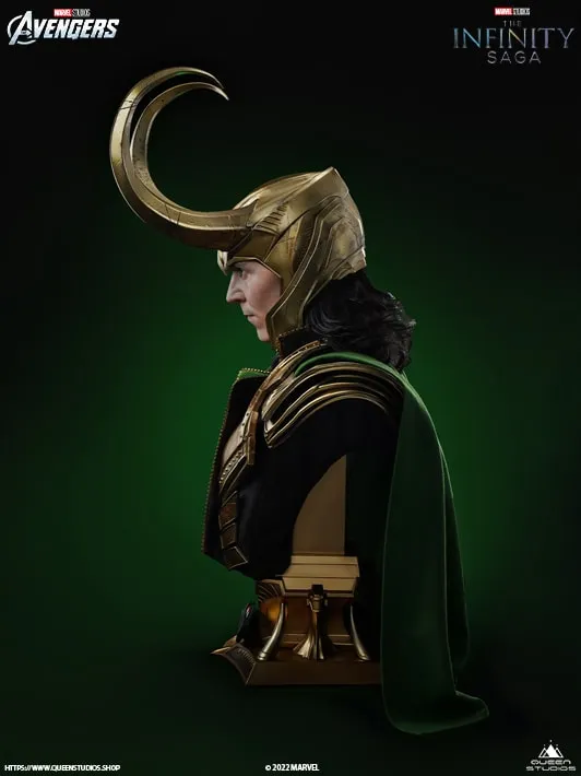 Queen Studios Marvel's Avengers Loki (2.0) Life-Size Bust