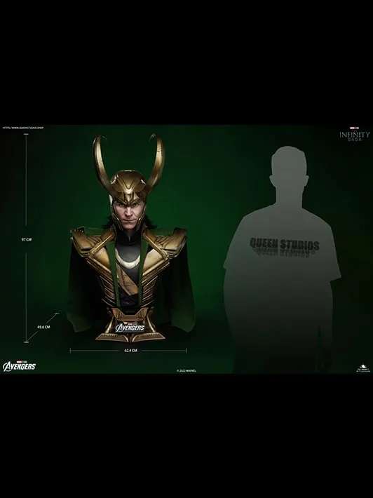 Queen Studios Marvel's Avengers Loki (2.0) Life-Size Bust