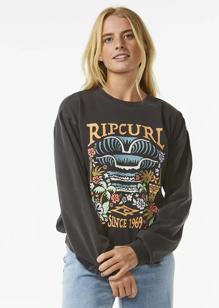 Ripcurl Tiki Tropic Relaxed Crew Fleece