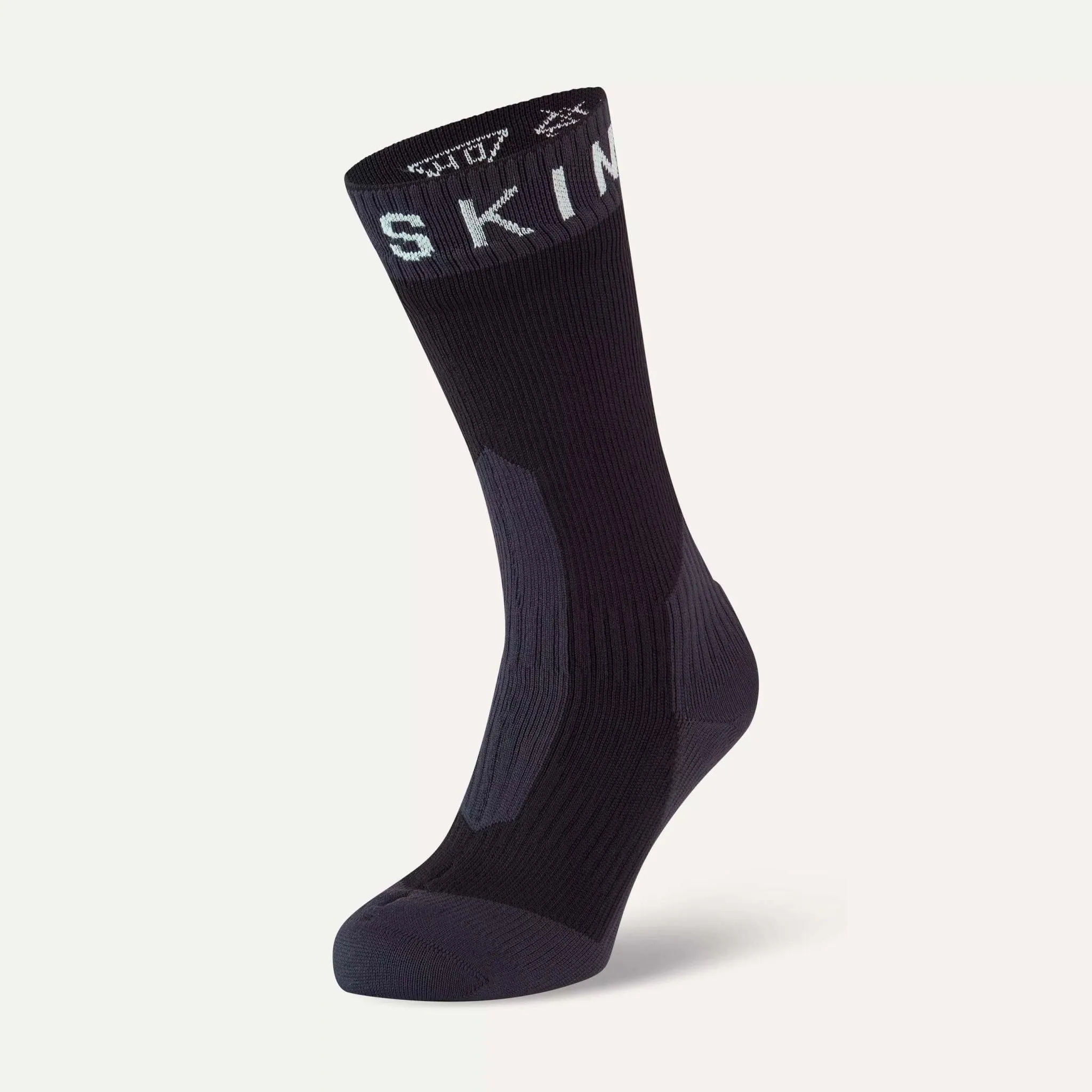 Sealskinz Stanfield Waterproof Extreme Cold Weather Mid Length Sock Black/Grey