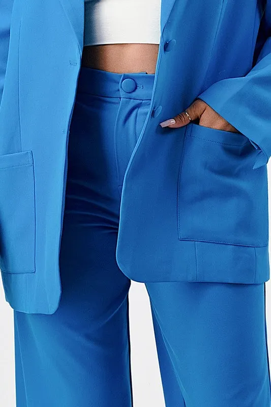 She Cute- Blazer and Pant Set