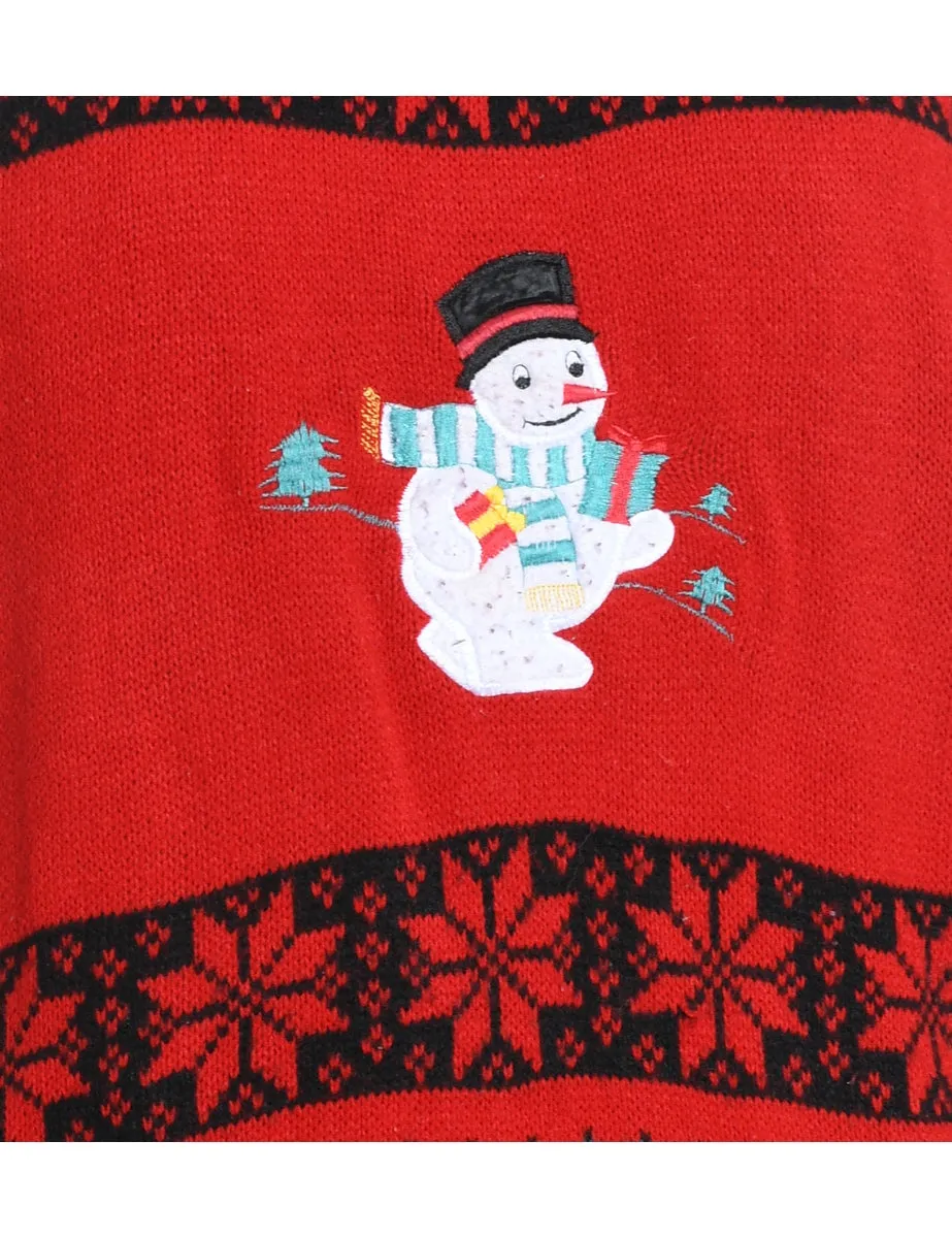 Snowman Nordic Jumper - L