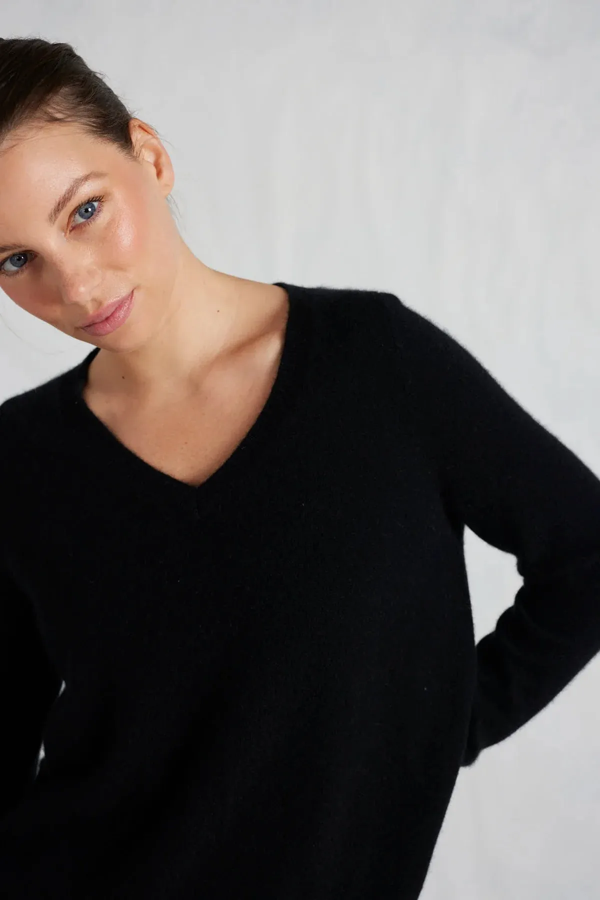 SONNY CASHMERE SWEATER | Black