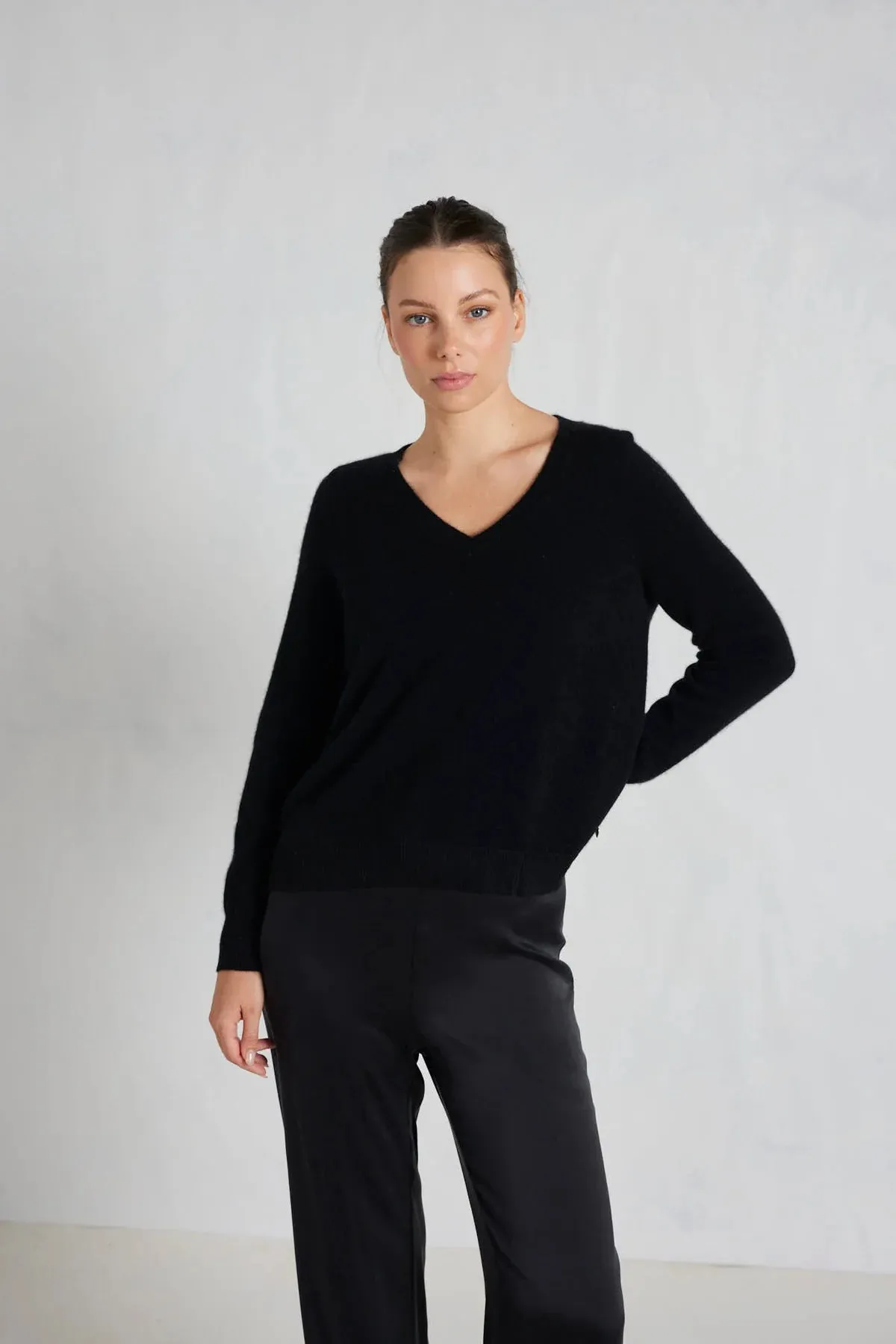 SONNY CASHMERE SWEATER | Black