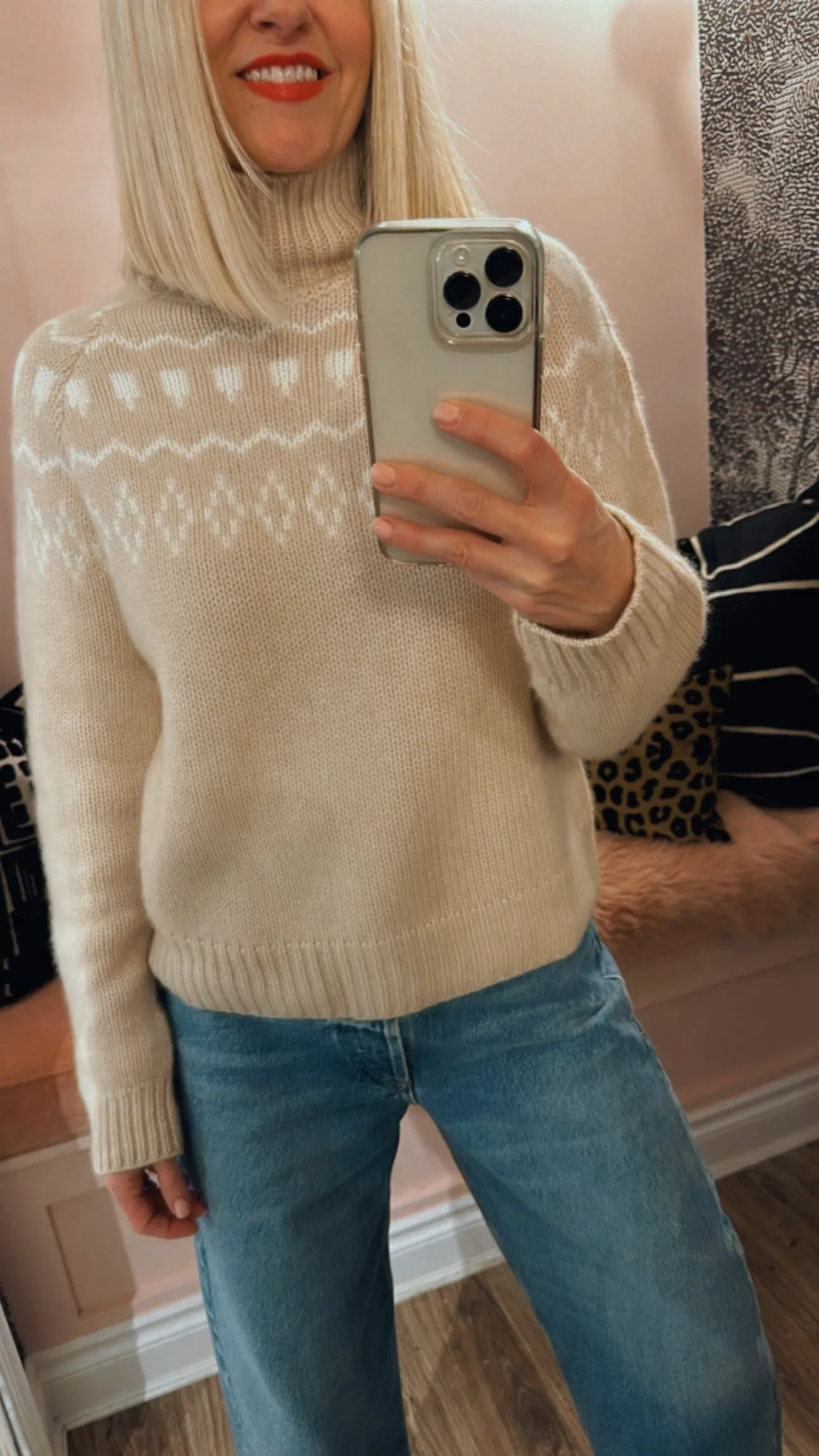 'Stelli' Chimney Neck Sweater