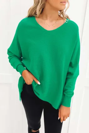 Valentina Knit Top Green