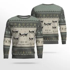 Vans aircraft RV-12 Aircraft Ugly Sweater not us, Ugly Sweater Christmas Shirt for Men Dad Veteran