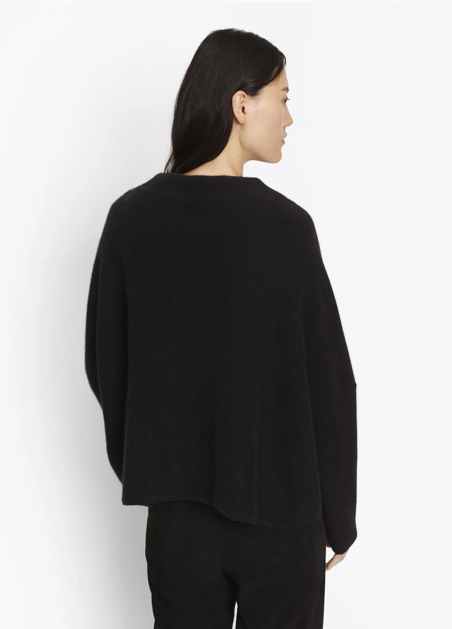 Vince Funnel Neck Sweater Black