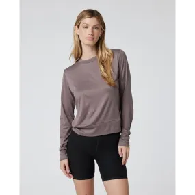 Vuori Women's Daydream Crew in Hazel Heather